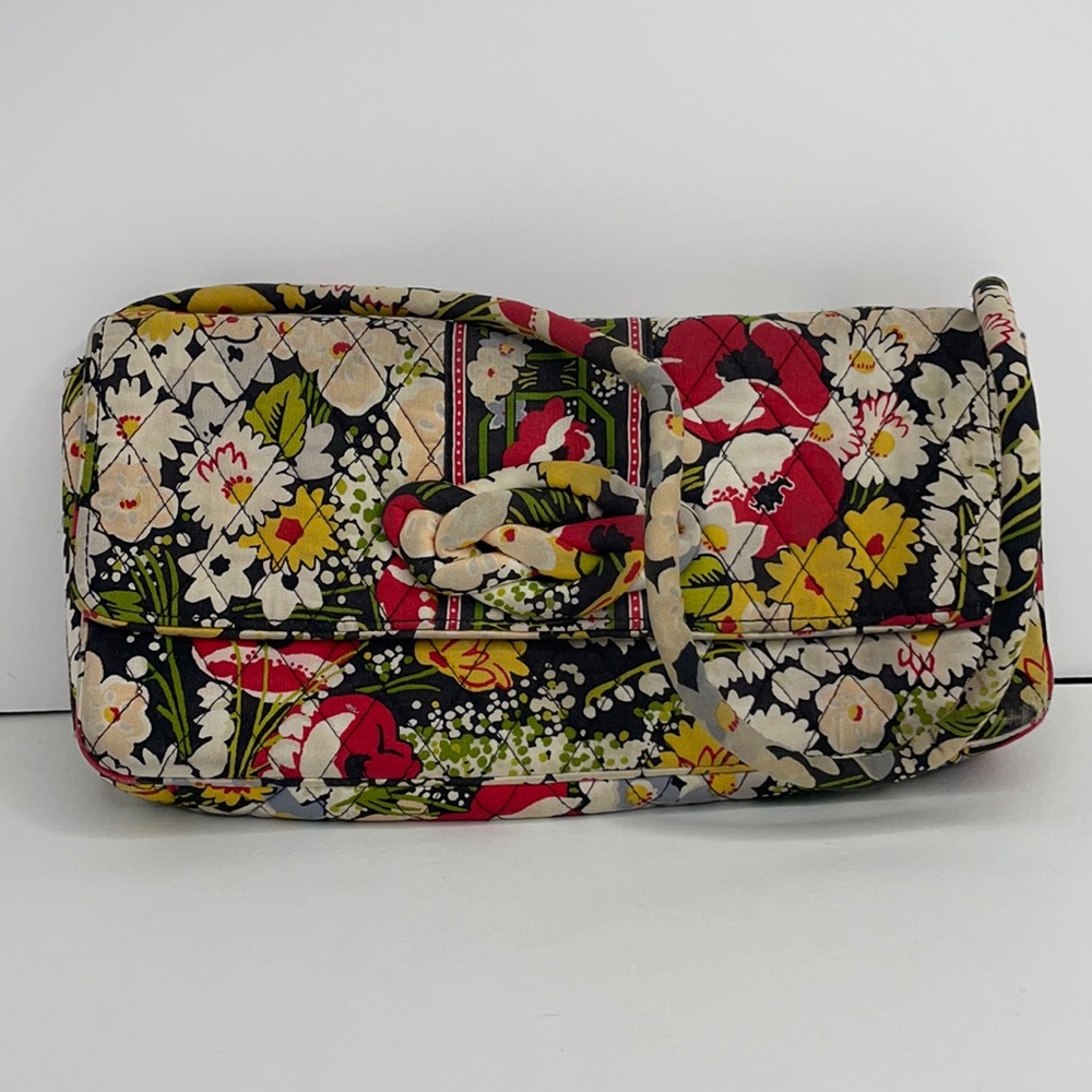 VERA BRADLEY "Knot Just a Clutch" Purse Handbag (POPPY FIELDS)